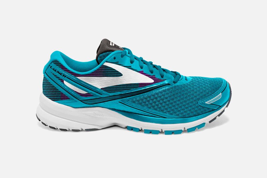Zapatillas Running Brooks Launch 4 Mujer Azules España DLJX13687